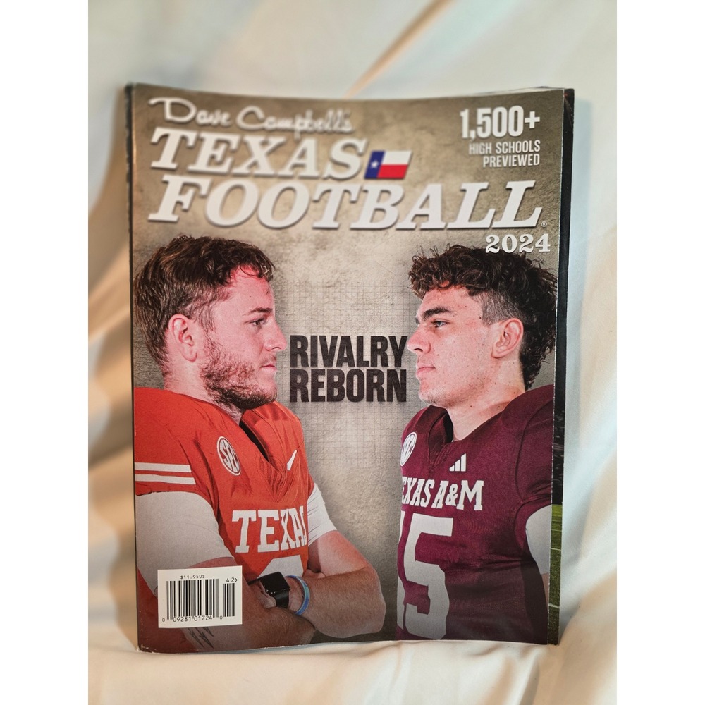 Dave Campbell's Texas Football 2024 Magazine Rivalry Reborn Texas vs Texas A&M